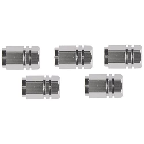 Set Capace valva pentru roata din aluminiu argintiu