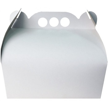 Set 25 Cutii Tort OTI, 30x30x12.5 cm, Carton Duplex, pentru 3.5 Kg, Culoare Alba Set 25 Cutii Tort OTI, 30x30x12.5 cm, Carton Duplex, pentru 3.5 Kg, Culoare Alba