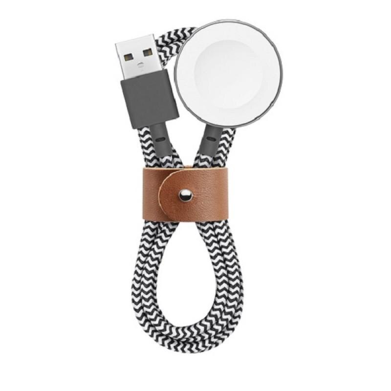 Cablu pentru incarcare Apple Watch Native Union Belt Cable 1.2m Zebra
