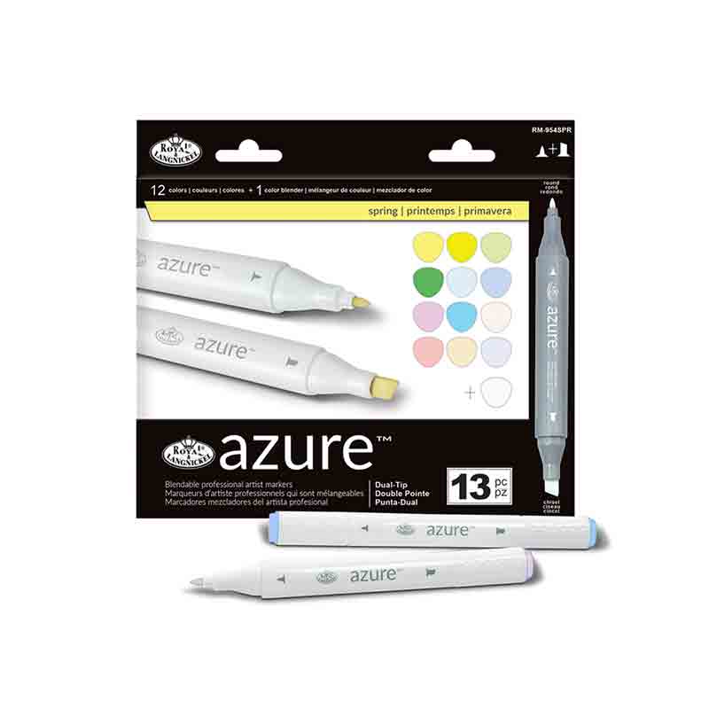 Set markere Royal & Langnickel Azure 13 piese - Spring