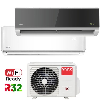 Aer conditionat Multisplit Vivax R-Design ACP-18COFM50AERI / ACP-09CH25AERI + ACP-12CH35AERI SILVER MIRROR, R32, Inverter, Clasa A++, I Feel, Auto Restart, Autodiagnoza, Autocuratare, Sleep Mode, 24 timer Aer conditionat Multisplit Vivax R-Design ACP-18COFM50AERI / ACP-09CH25AERI + ACP-12CH35AERI SILVER MIRROR, R32, Inverter, Clasa A++, I Feel, Auto Restart, Autodiagnoza, Autocuratare, Sleep Mode, 24 timer
