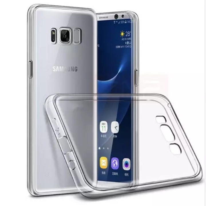 Samsung Galaxy S8 plus Telefontok - átlátszó szilikon tok