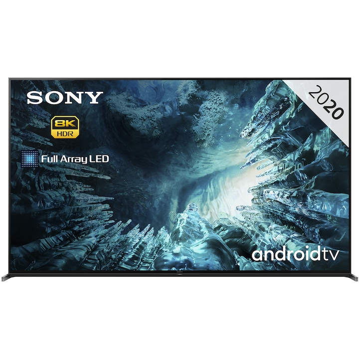 Televizor Sony 75ZH8, 189.3 cm, Smart Android, 8K Ultra HD, LED, Clasa G