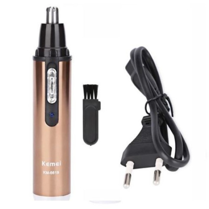 Trimmer barbati, Kemei, Fata/Nas, 2xCapete, Auriu