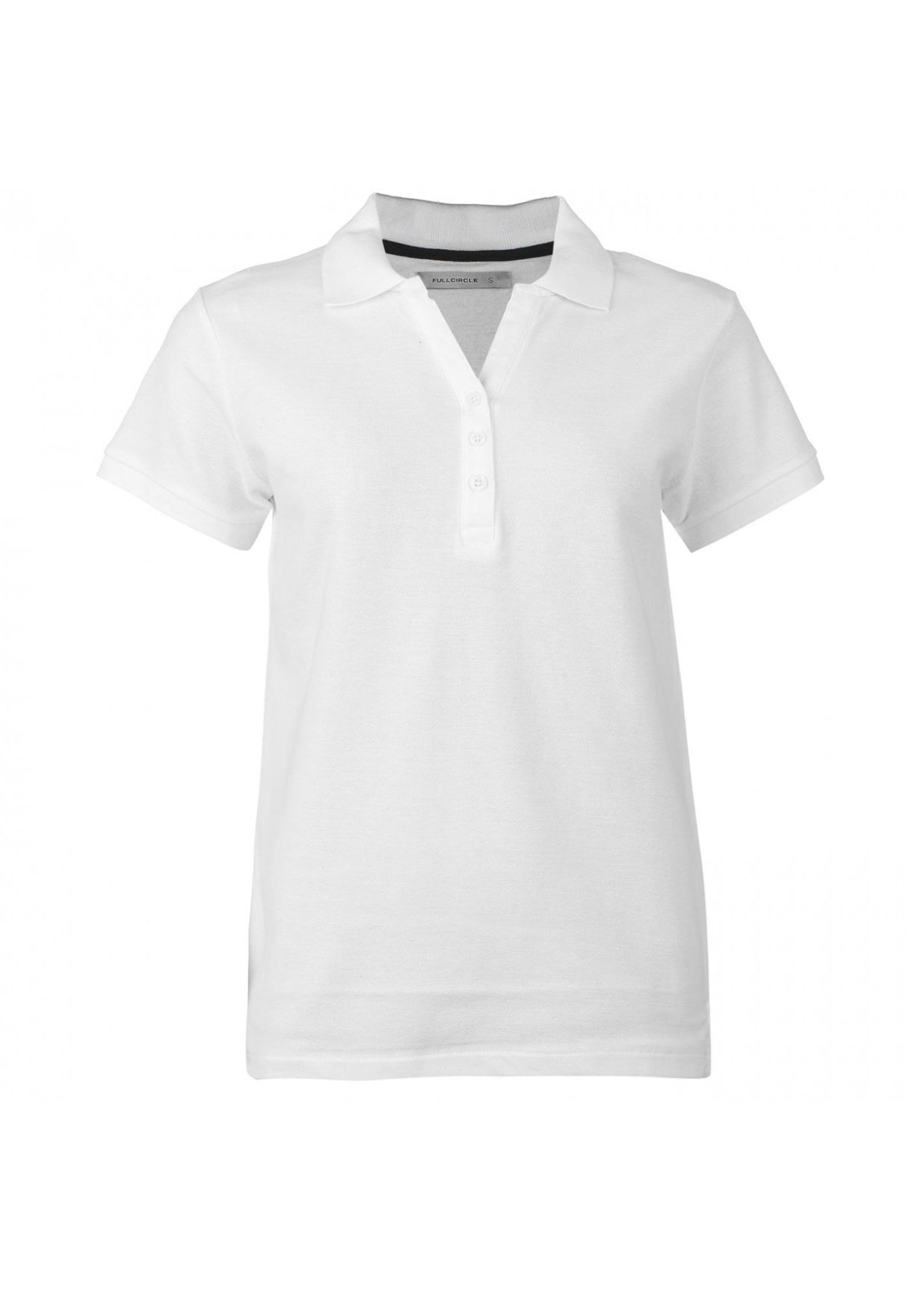 Tricou tip polo, Miso, Bumbac, Alb, M EU