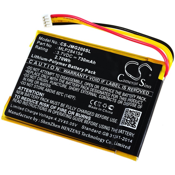 Acumulator compatibil JBL Go 2 / model MLP284154