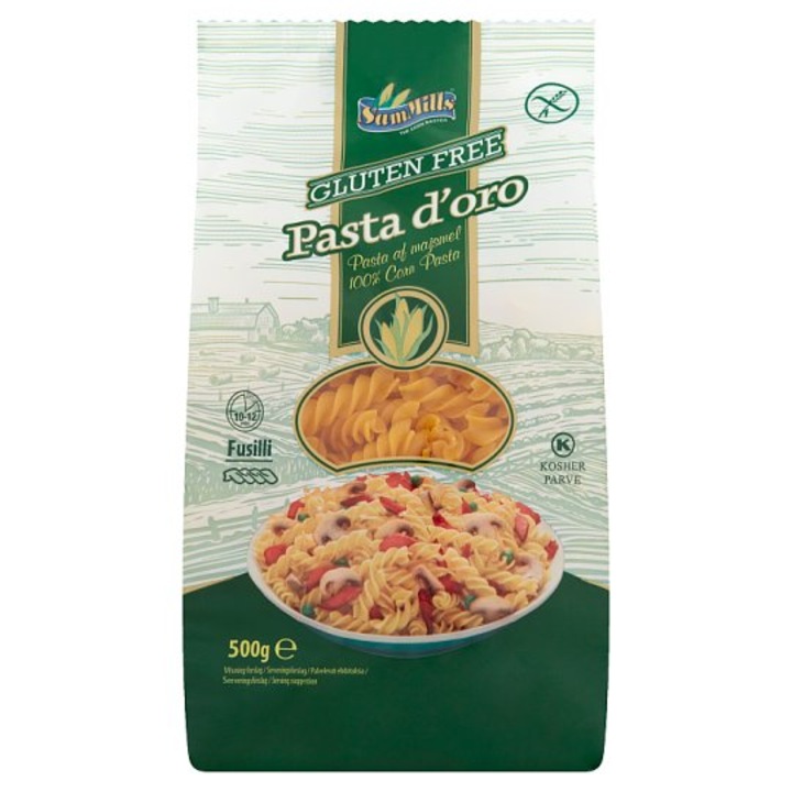 Pasta D`Oro Gluténmentes Tészta Fusilli 500G