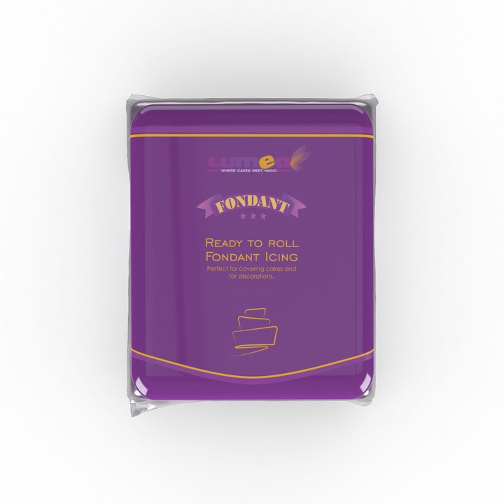Fondant Mov, 250g - Lumea Basmelor