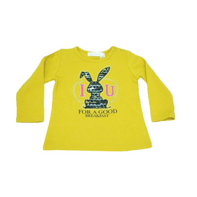 Bluza cu maneca lunga fete Happy House FOFO-067GA, Multicolor, 80