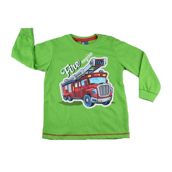 Bluza cu maneca lunga pentru baieti GT GT-5340V, Verde, 86 Bluza cu maneca lunga pentru baieti GT GT-5340V, Verde, 86