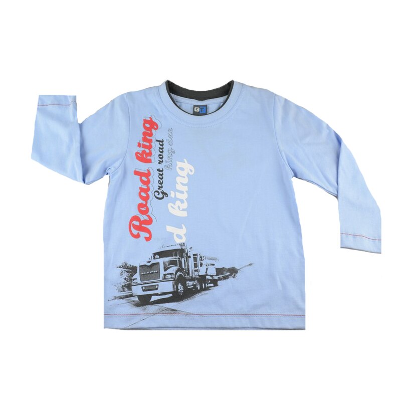 Bluza cu maneca lunga pentru baieti GT GT-2316, Multicolor, 92