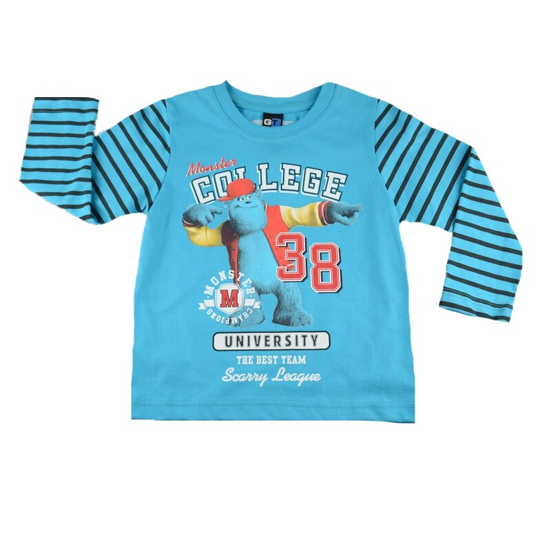 Bluza cu maneca lunga pentru baieti GT GT-3252, Multicolor, 92