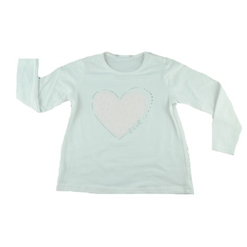 Bluza cu maneca lunga pentru fete Atut A-7254, Alb, 92 Bluza cu maneca lunga pentru fete Atut A-7254, Alb, 92