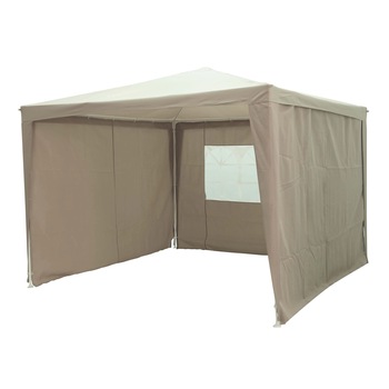 Cort pavilion Zola culoare maro, 3 x 3 m Cort pavilion Zola culoare maro, 3 x 3 m