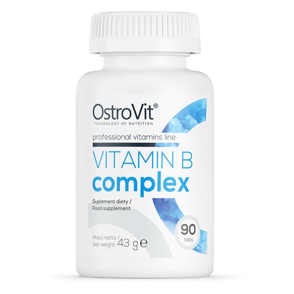 Supliment alimentar, OstroVit Vitamin B Complex - 90 comprimate (90 doze)