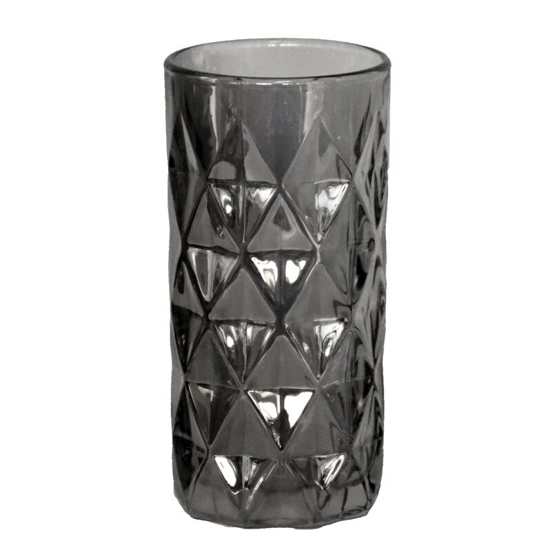 Set 6 pahare sticla inalte RAKI WICKED forme relief 7,1x14,6cm