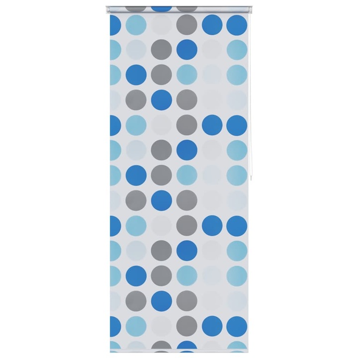 Roleta perdea de dus vidaXL, 80x240 cm, Model cercuri 142853