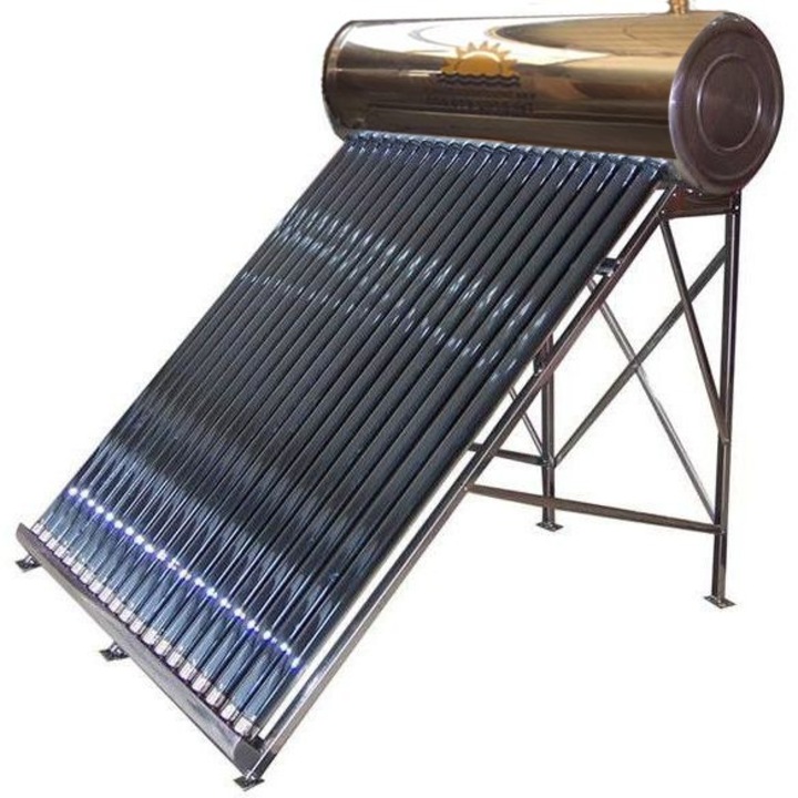Panou solar apa calda nepresurizat, integral INOX, 200 L (20 tuburi 58/1800)