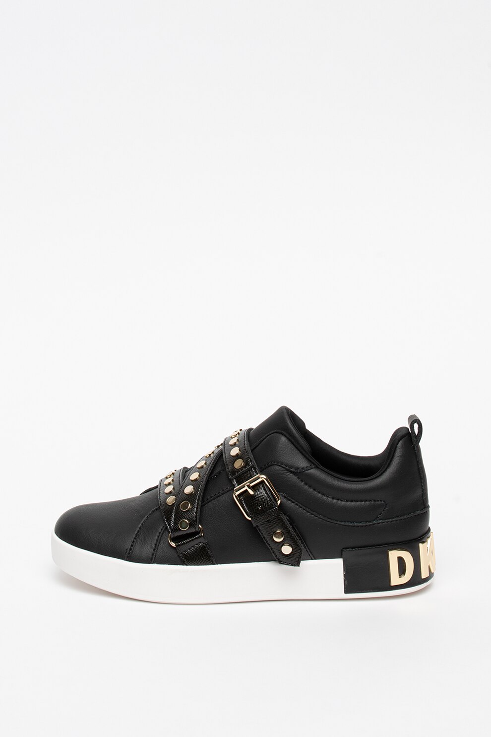 DKNY, Pantofi sport de piele, cu nituri Studz