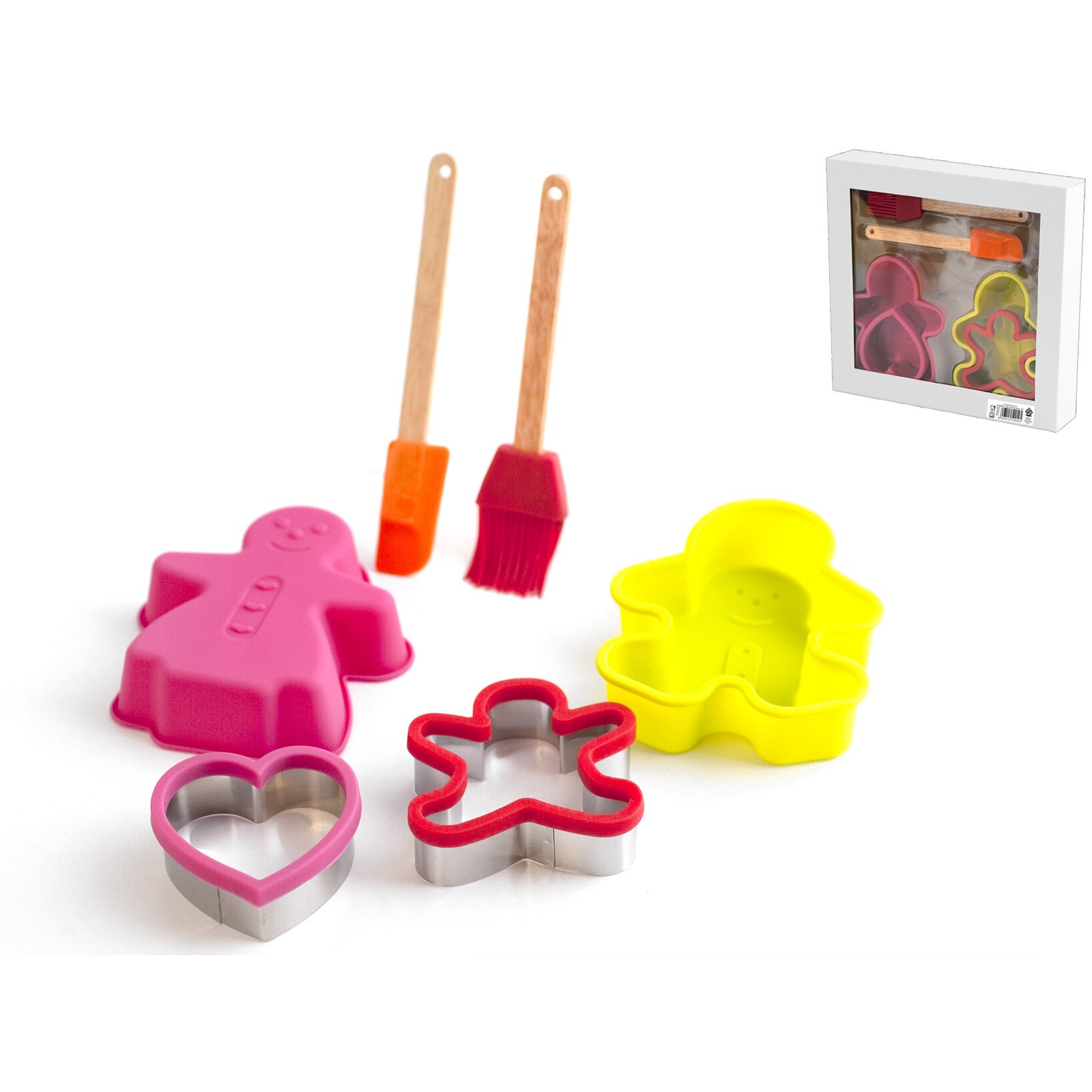 Set patiserie, 6 piese, 25x22x4 cm