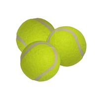 Set 3 Mingi de Tenis de Camp Enero, Diametru 6.3 cm, Galben