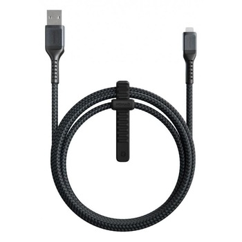 Cablu pentru incarcare si transfer de date NOMAD Kevlar USB/Lightning 1.5m Negru Cablu pentru incarcare si transfer de date NOMAD Kevlar USB/Lightning 1.5m Negru