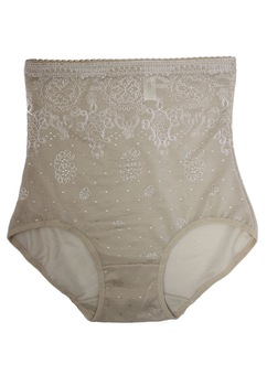 Chilot, modelator din dantela, crem, Bej Chilot, modelator din dantela, crem, Bej