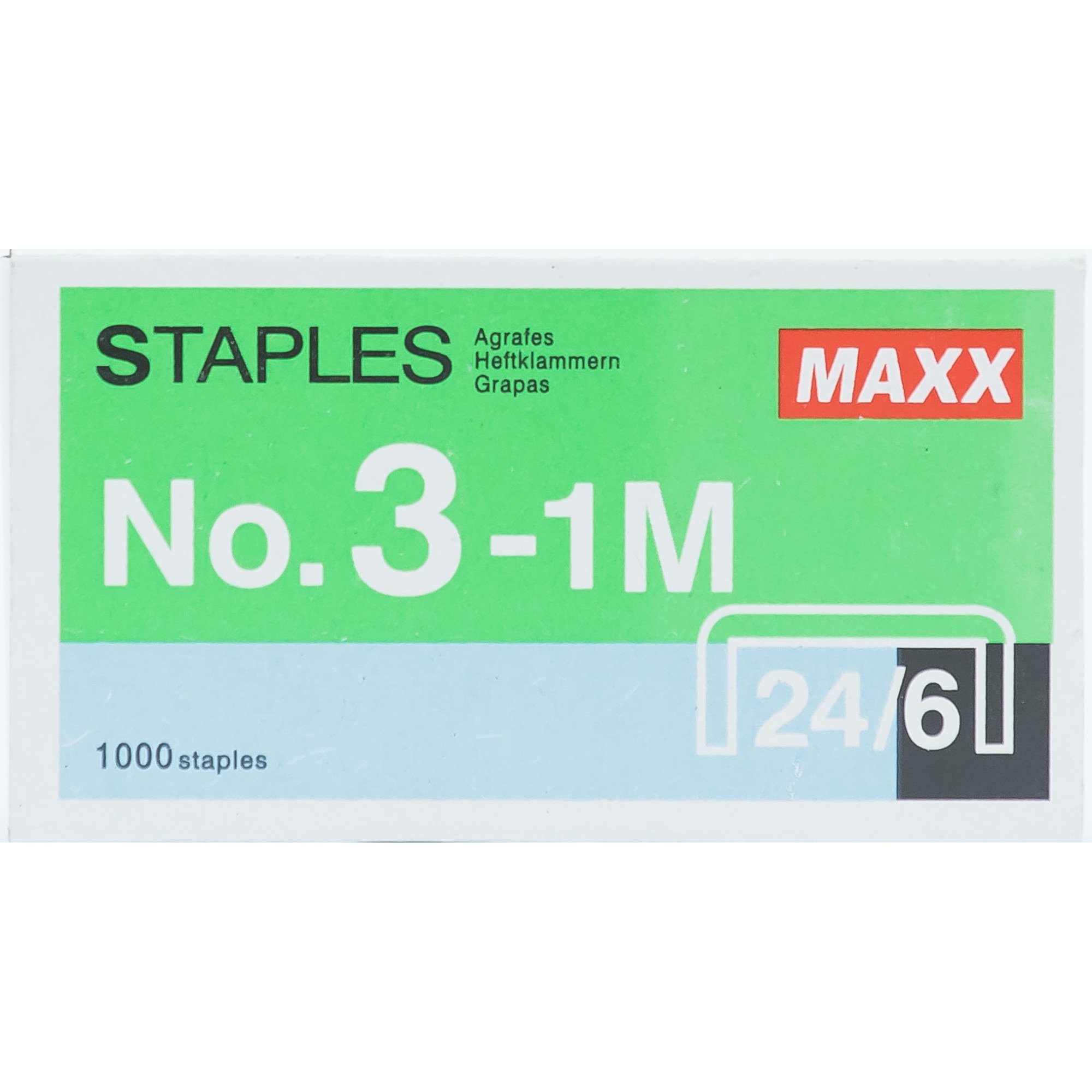 Capse 24/6 1000 bucati/cutie, standard, 20 de coli