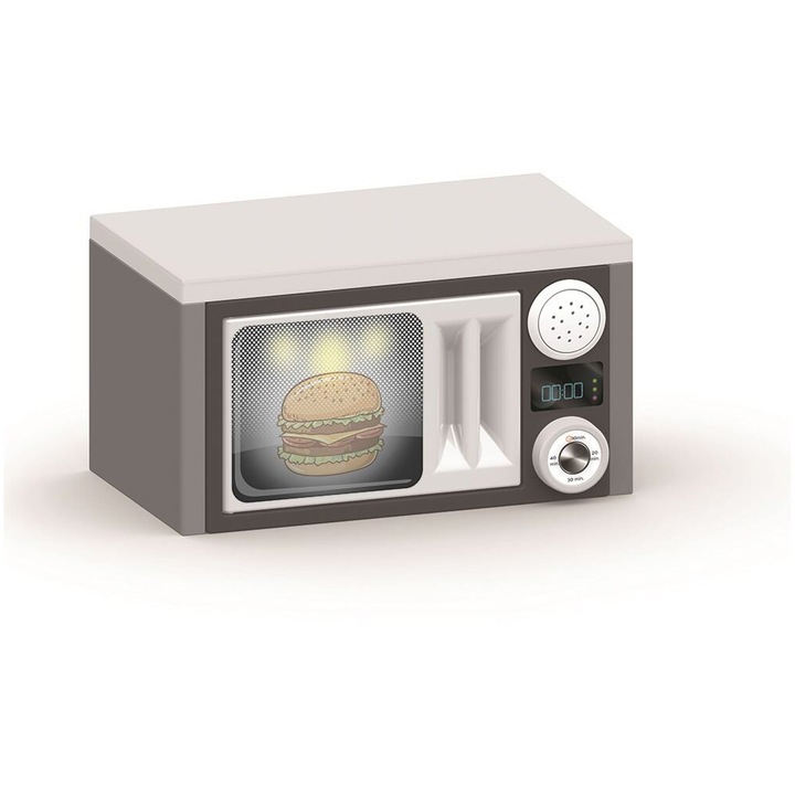 Dolu mikrohullámú sütő, szürke