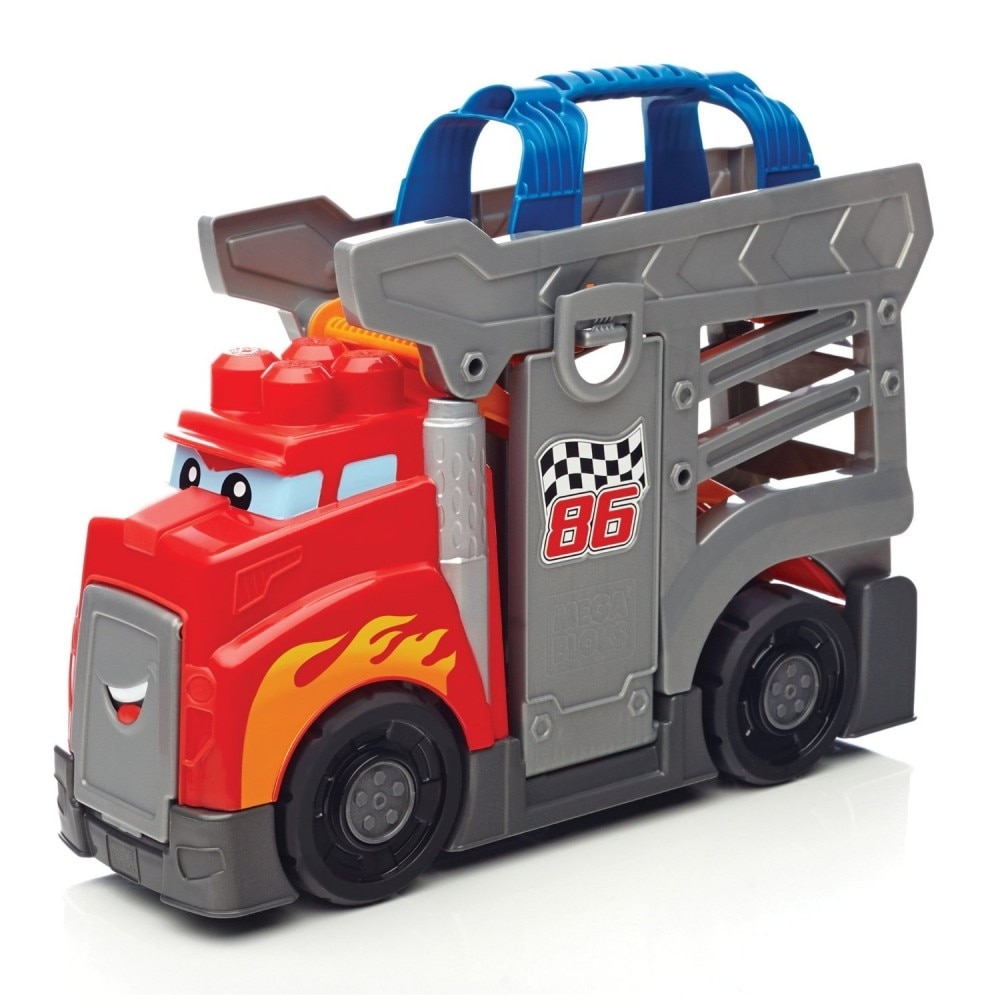 Set constructie MEGA BLOKS First Builders Camion de curse