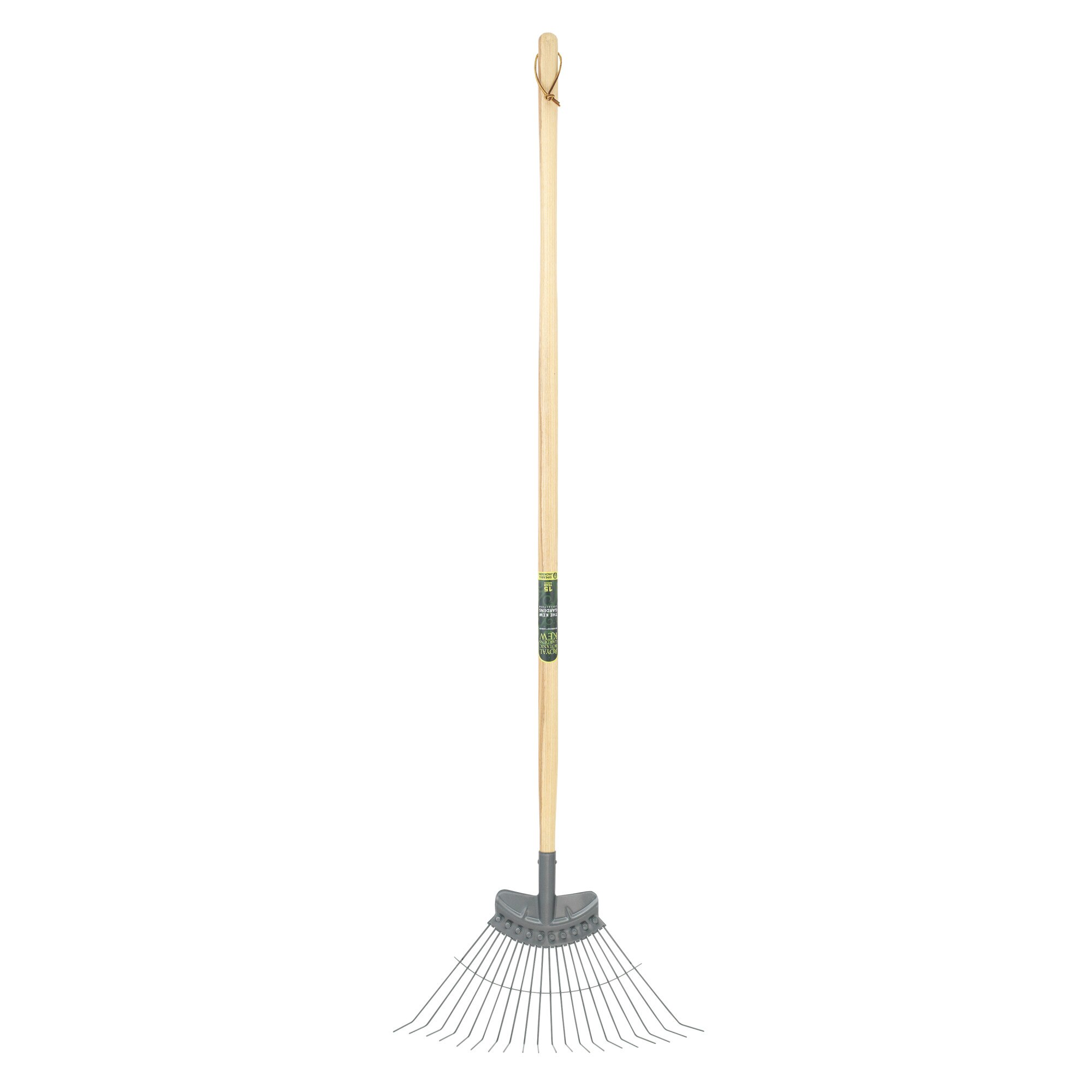 Grebla metalica pentru gradina, cu maner de lemn, Spear & Jackson Neverbend Carbon