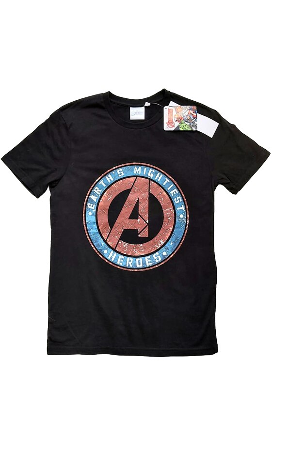 Tricou barbati, Avenger, negru, Negru