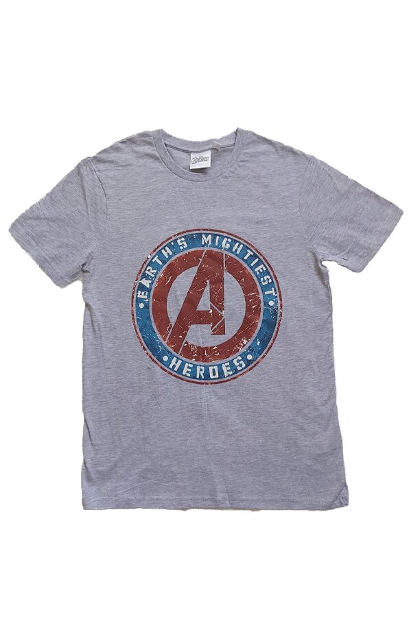 Tricou barbati, Avenger, gri