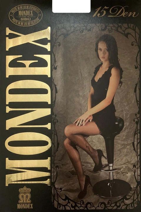 Dres dama Mondex, 15 den, model 25, Gri