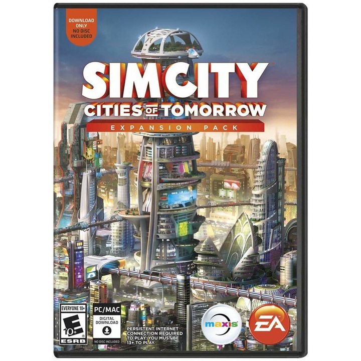 SimCity Cities of Tomorrow Origin Játék kulcs, PC-re