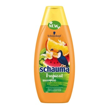 Sampon SCHAUMA Tropical, 400 ml, Pentru Toate Tipurile de Par, Vegan Sampon SCHAUMA Tropical, 400 ml, Pentru Toate Tipurile de Par, Vegan