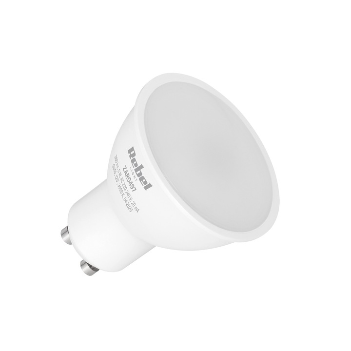 Rebel Light LED izzó, GU10, 5W, 3000K, 230V