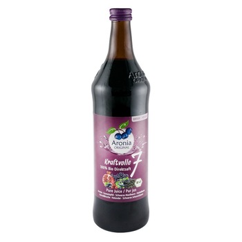 Suc BIO din 7 superfructe, Aronia 700 ml Suc BIO din 7 superfructe, Aronia 700 ml
