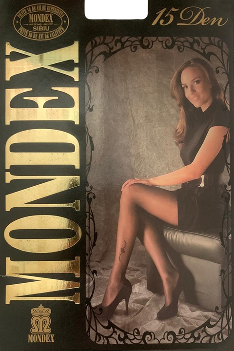 Dres dama Mondex, 15 den, model 26, Gri