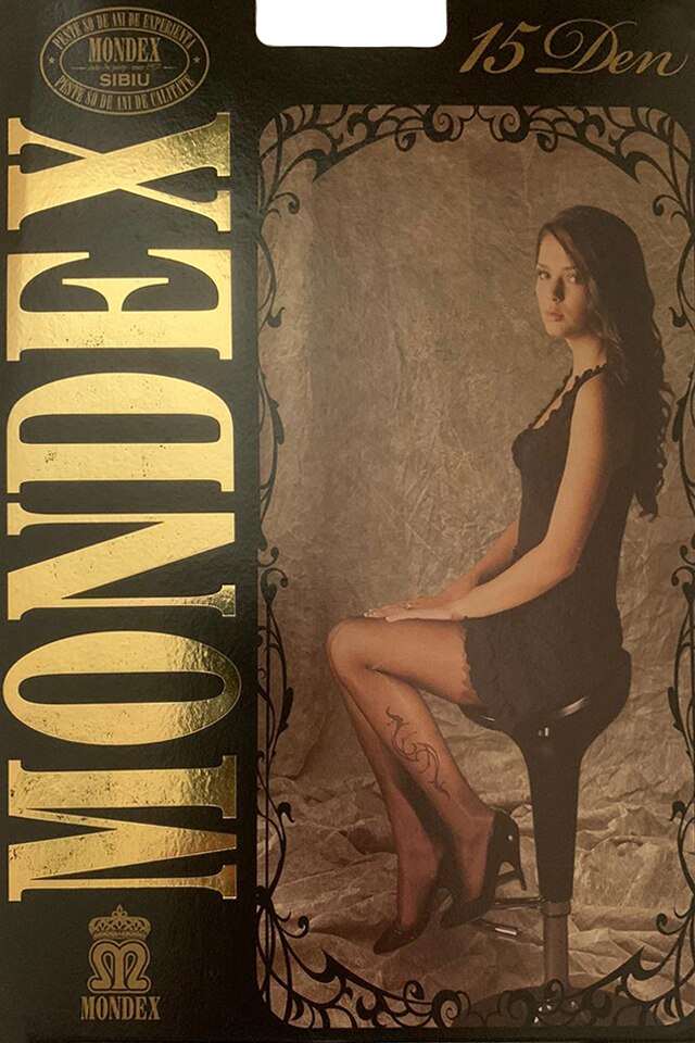 Dres dama Mondex, 15 den, model 28, Gri