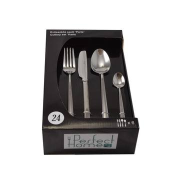 Set tacamuri 24 piese, inox, Perfect Home Set tacamuri 24 piese, inox, Perfect Home