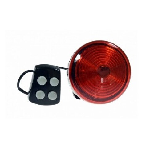 Clopotel , sonerie pentru bicicleta , cu 8 leduri , 7 tonuri , rotund , cu diametru de 7 -8 inch