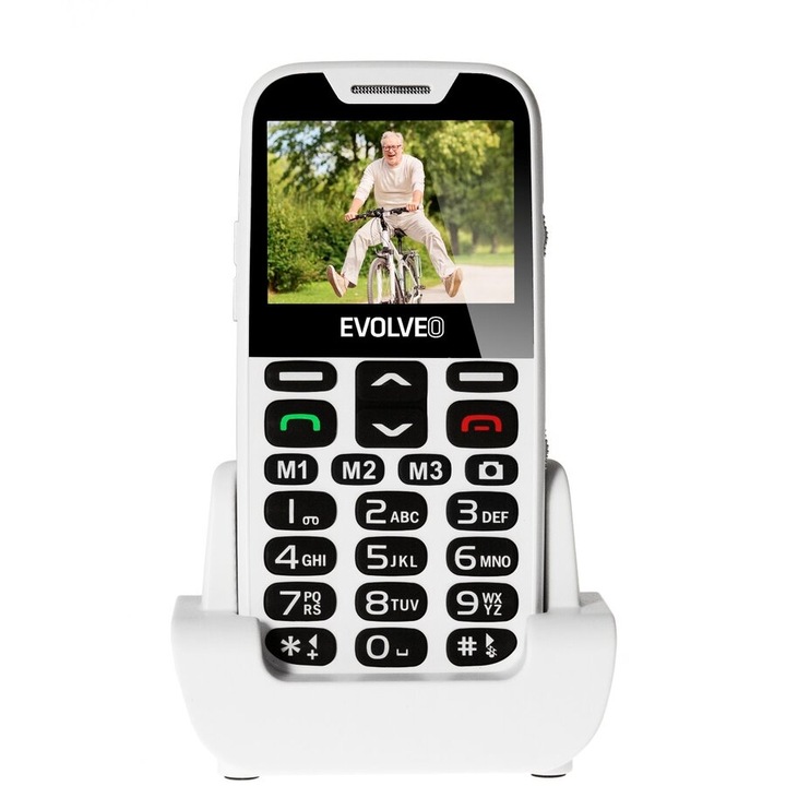 Мобилен телефон за възрастни хора Evolveo EasyPhone XD EP600, Бял