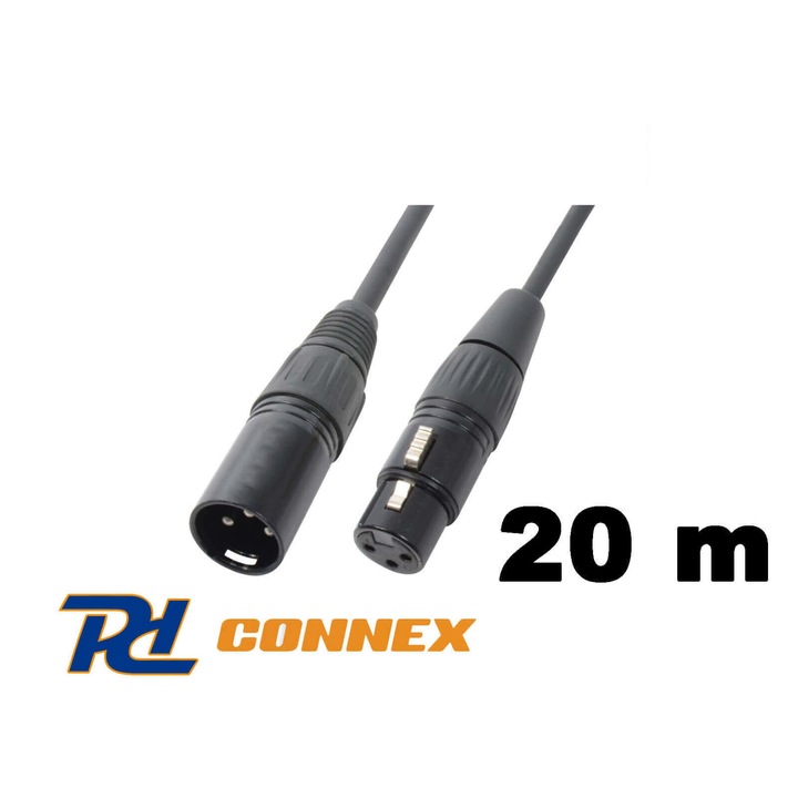 PD Connex CX100-20 DMX kábel (XLR mama – XLR papa) – (20 m)