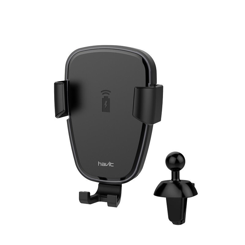Suport telefon auto cu incarcare inductie QI Havit H341