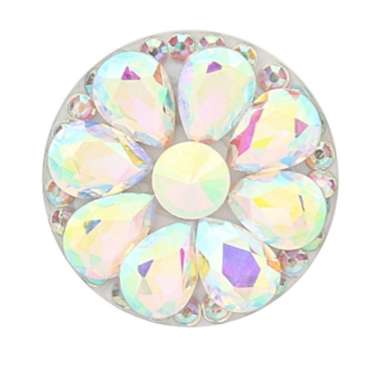 Telefontartó 3M ragasztóval, Állvány funkcióval, Diamond Crystal, Multicolor