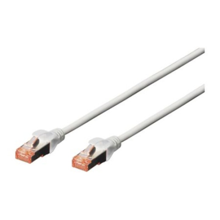 Cablu DIGITUS Premium CAT 6 UTP, Length 15,0m, Color grey
