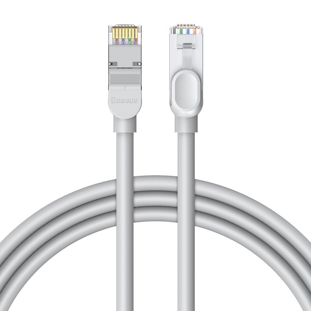 Cablu de retea Baseus, Ethernet Patchcord, RJ45 Cat 6 1000Mbps, 3M, Gri
