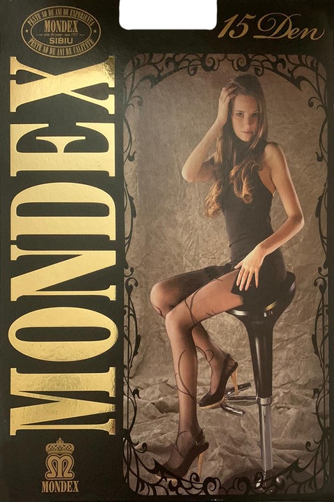 Dres dama Mondex, 15 den, model 31, Gri antracit