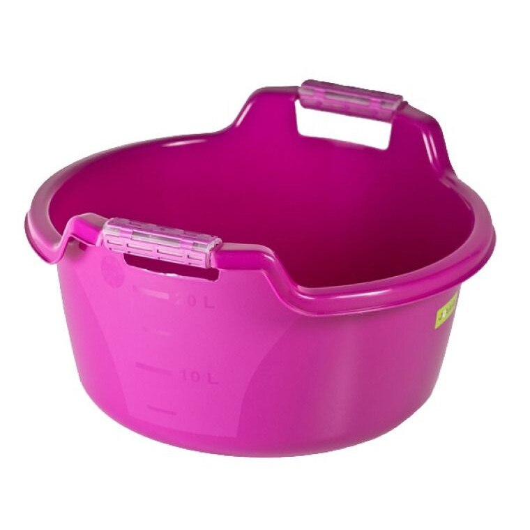 Lighean cu maner, Jotta, 13,5L fucsia
